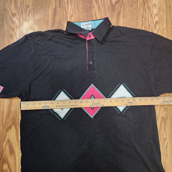 Vintage 80s 90s Retro La Mode Active Sportswear Men's XL - Picture 11 of 11
